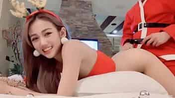 圣诞节网约偶性感平面中国美女嫩模私人公寓啪啪 video