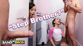 BANGBROS - Young Step Sister Does Anal With Her Big Dick Step Brother, Almost Gets Busted! video