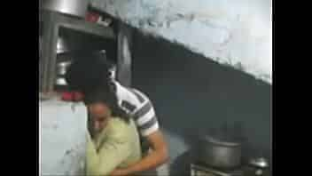 Hot Indian Girl Get Pressed in the Kitchen by her husband video