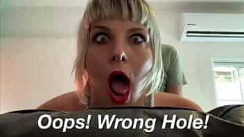 OOPS! WRONG HOLE! Stepson Ass Fucks Stepmom By Mistake : Anal Surprise / featuring Mister Spunks video