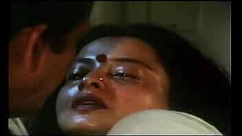 Hot Romantic scene of  REKHA video